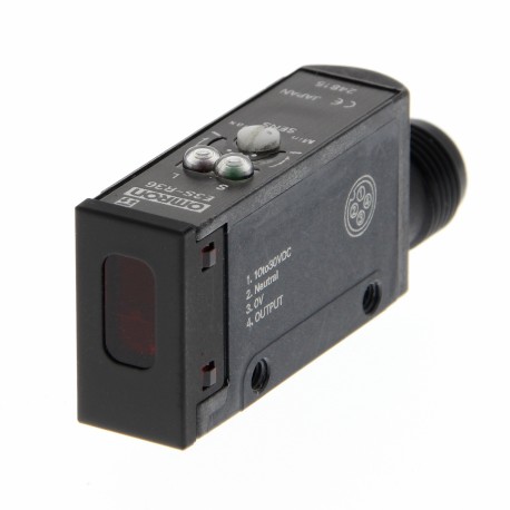 Omron E3S-R16 E3SR16 OMRON Transparent objects 1m NPN Horiz M12